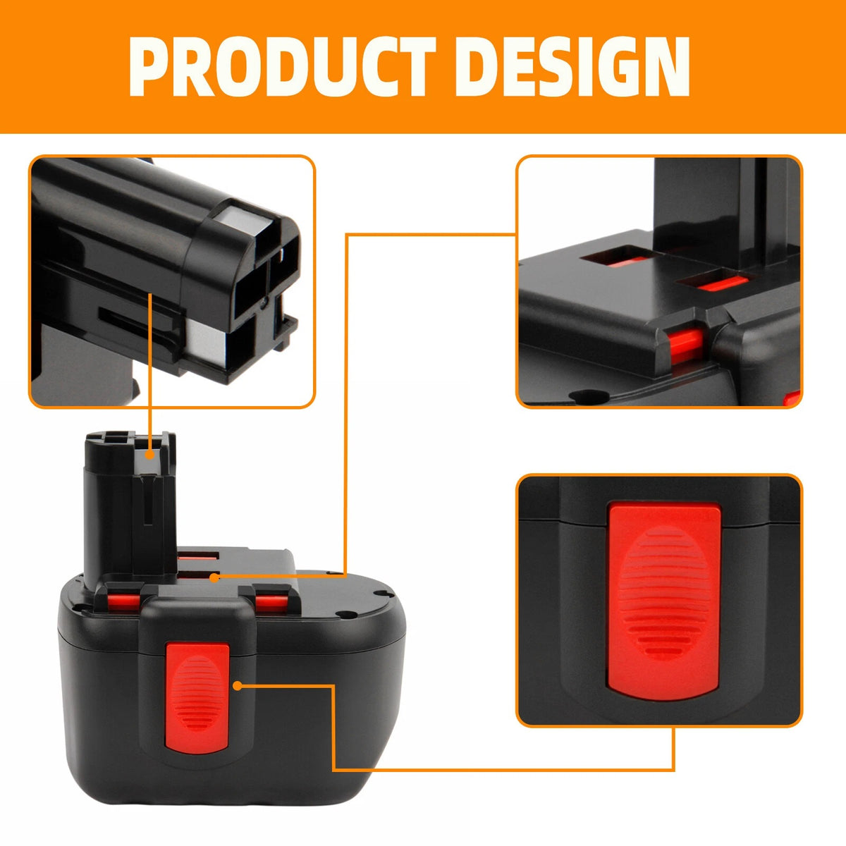 SHENTEC 3500mah Ni-MH Battery For Bosch BAT240 BAT299 BAT030 BAT031 GBH24VF