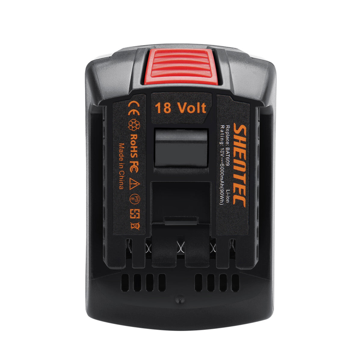 SHENTEC 2X 18V 6Ah Li-Ion Battery For BOSCH GDR GSR GSB GWS GBH GDS BAT618 BAT609 CCS CRS