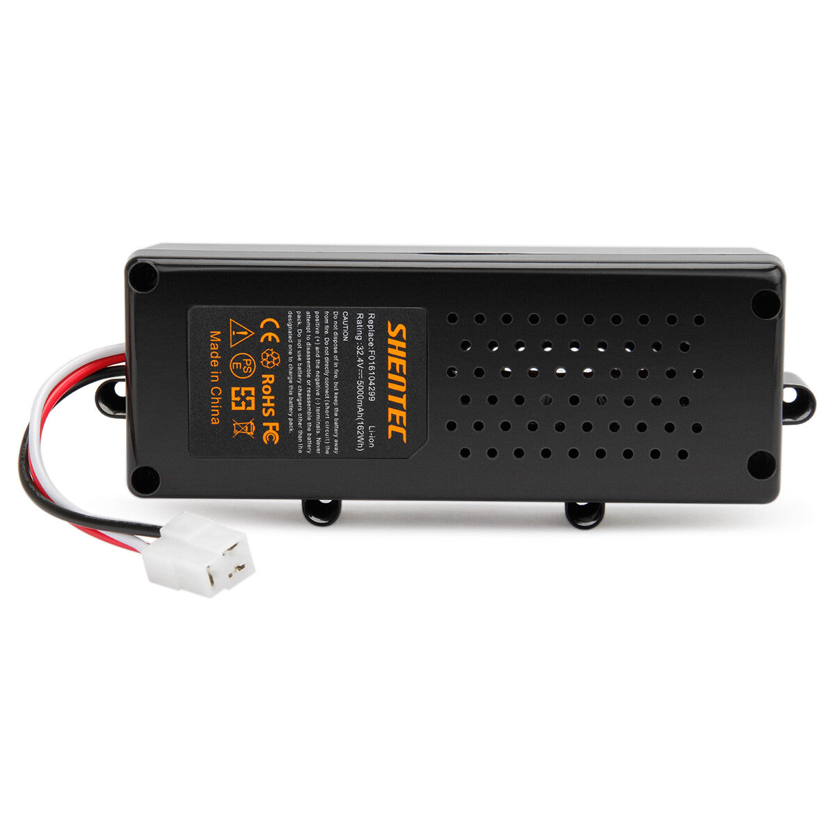 SHENTEC 2 Packs 32.4V 5.0Ah Li-ion Battery For Bosch Indego F016104299 Indego 800 1000 1200 3600