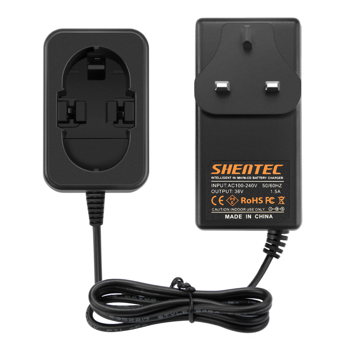 SHENTEC Battery Charger For Bosch 1.2-24V Ni-MH NI-CD BAT240, BAT299, BAT030, BAT031