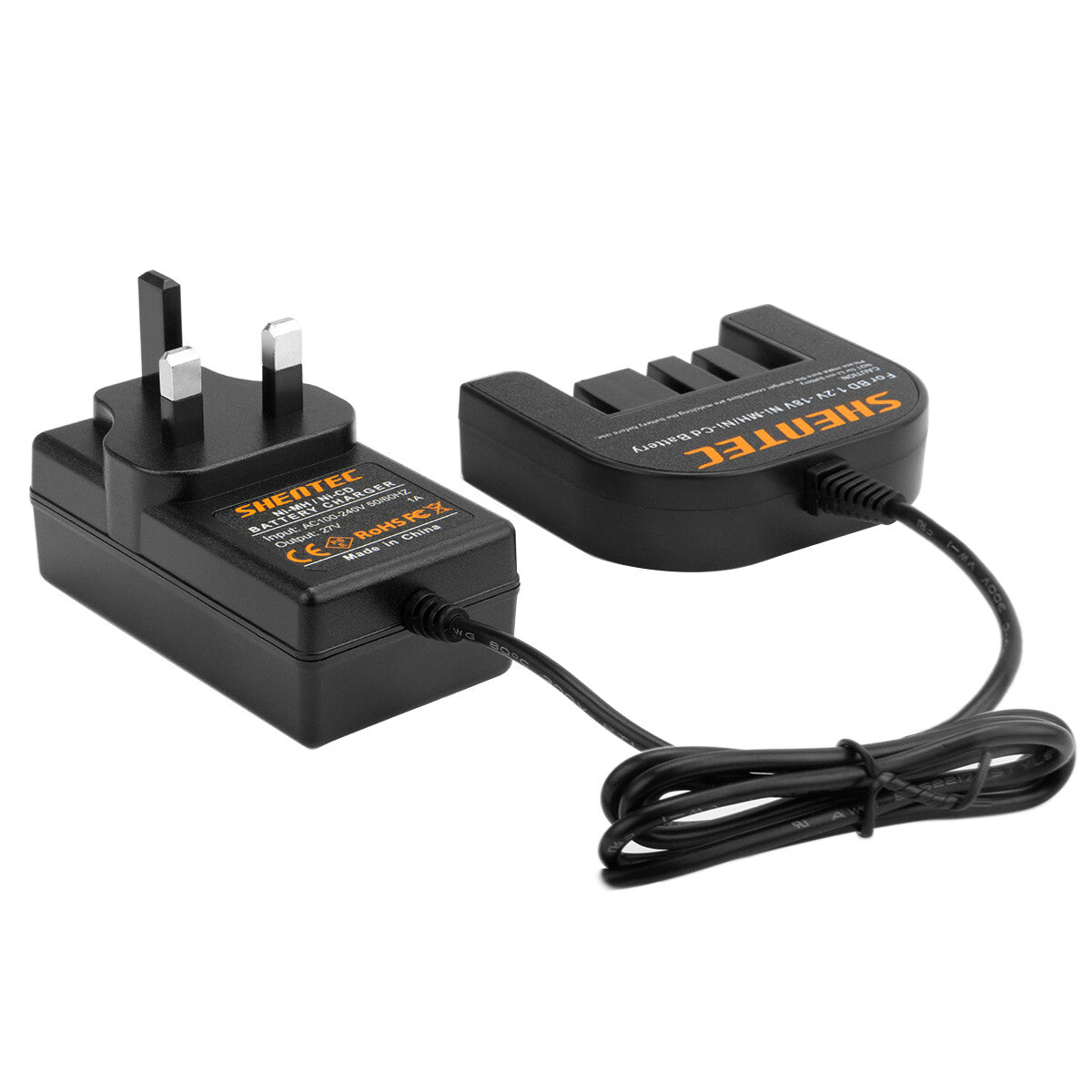 SHENTEC Battery Charger For Black Decker A1718 HPB18 244760-00 Firestorm FS18FL