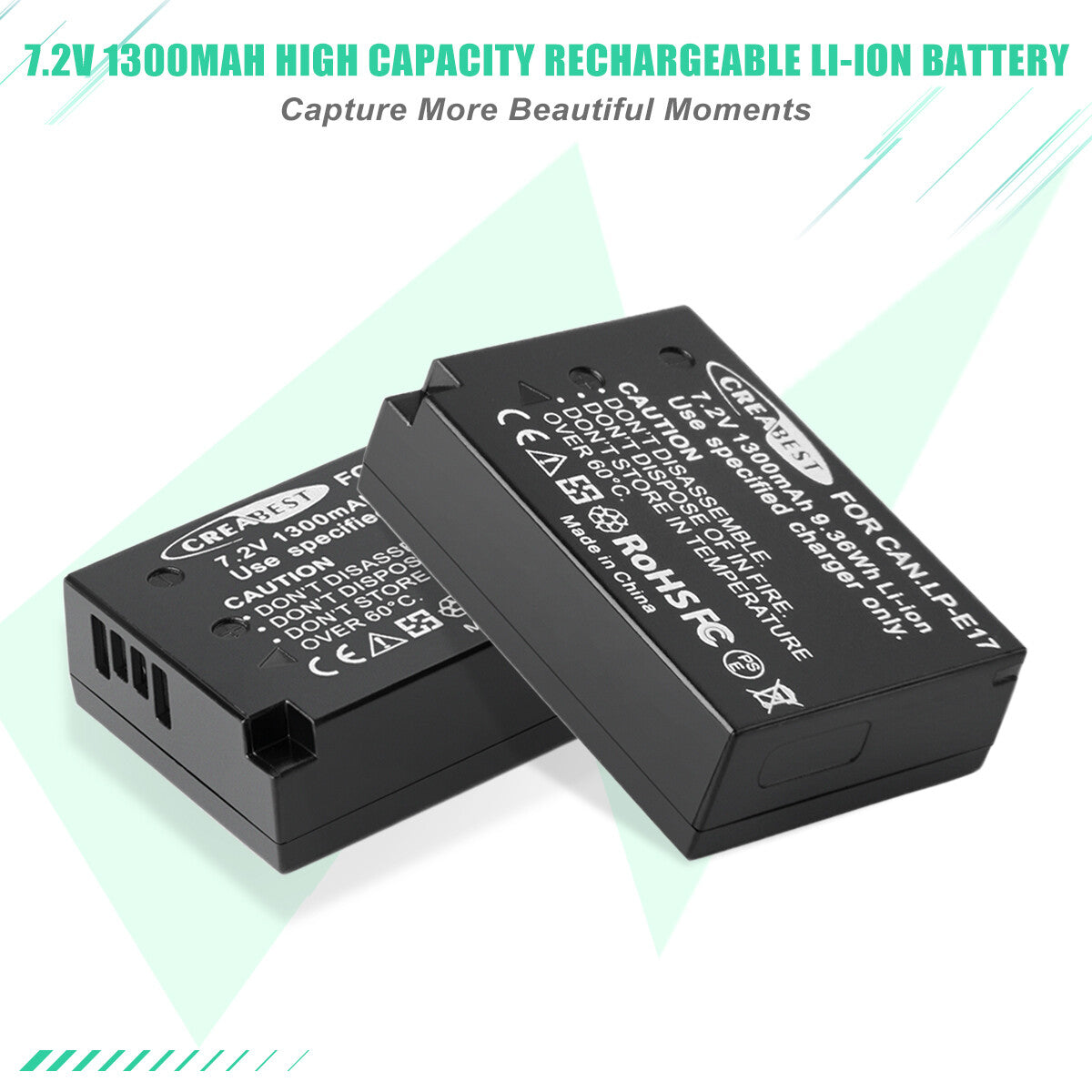 2x LP-E17 Battery+Charger For Canon M3 200D 250D 750D 850D 800D X8i X9 77D M6 M5