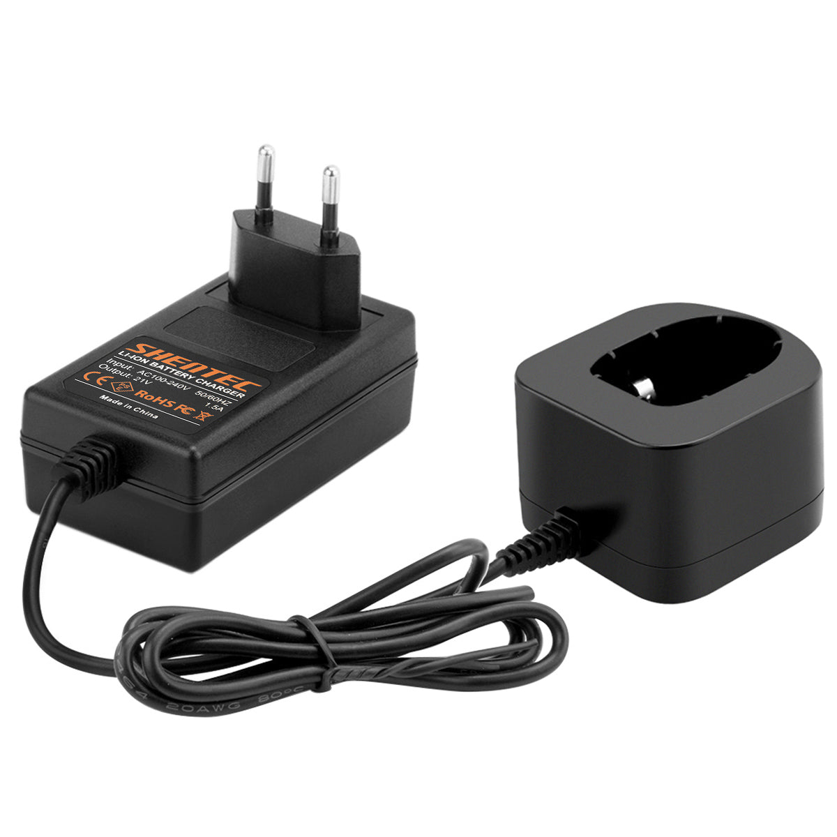 SHENTEC 18V Battery Charger for RYOBI BPL18151/P105/P106/P108/P102/CMD-1802/CMI-1802