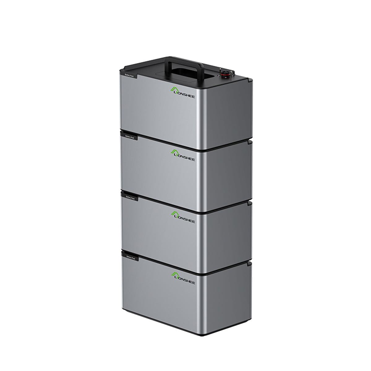4 Packs Portable Power Box 4096WH 4KWH LiFePO4 Solar Green Energy Storage Battery Home Balcony Solar System