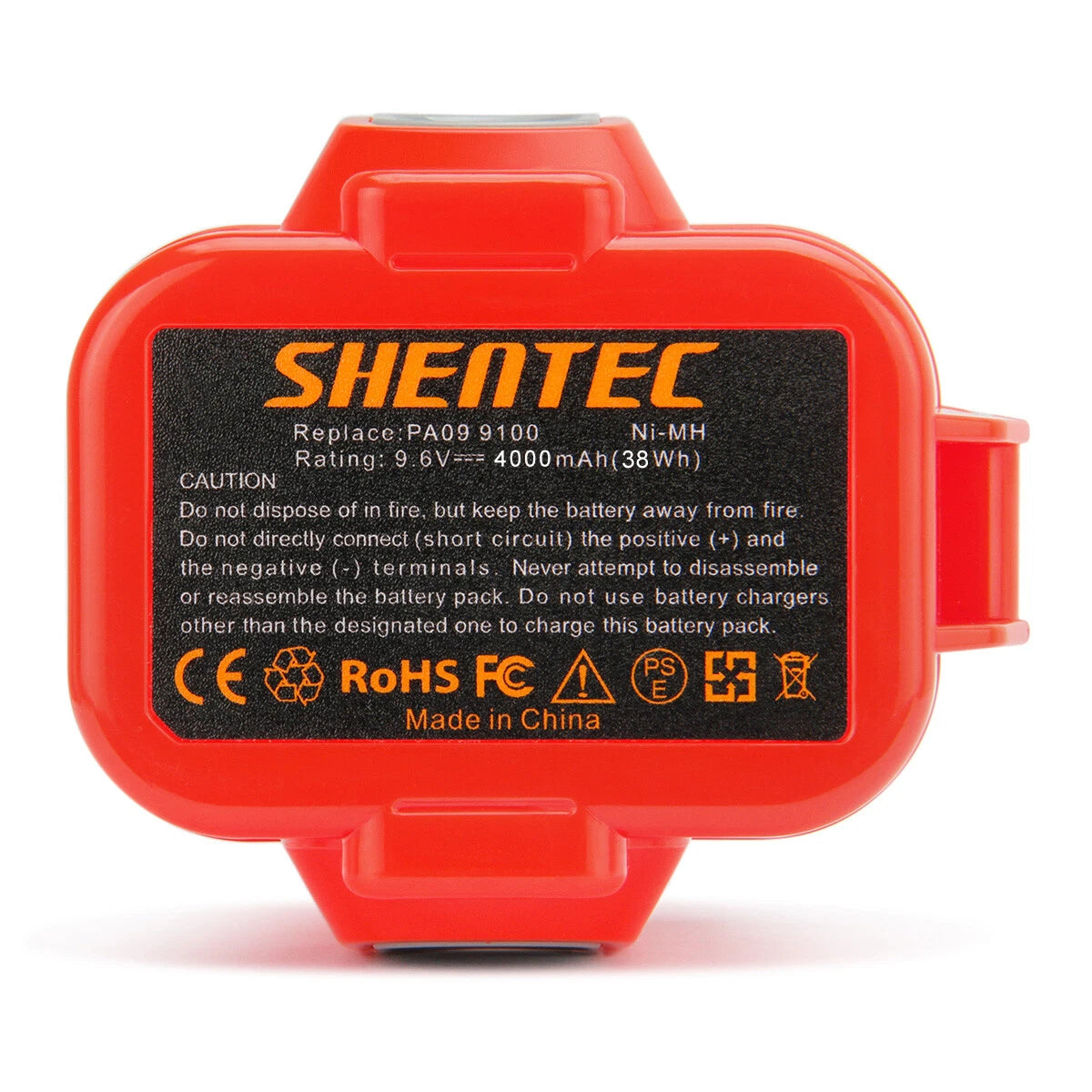 SHENTEC 2x 9.6V Battery + Charger Kit For Makita PA09 9120 9122 6203D 6207D 6222D 9100