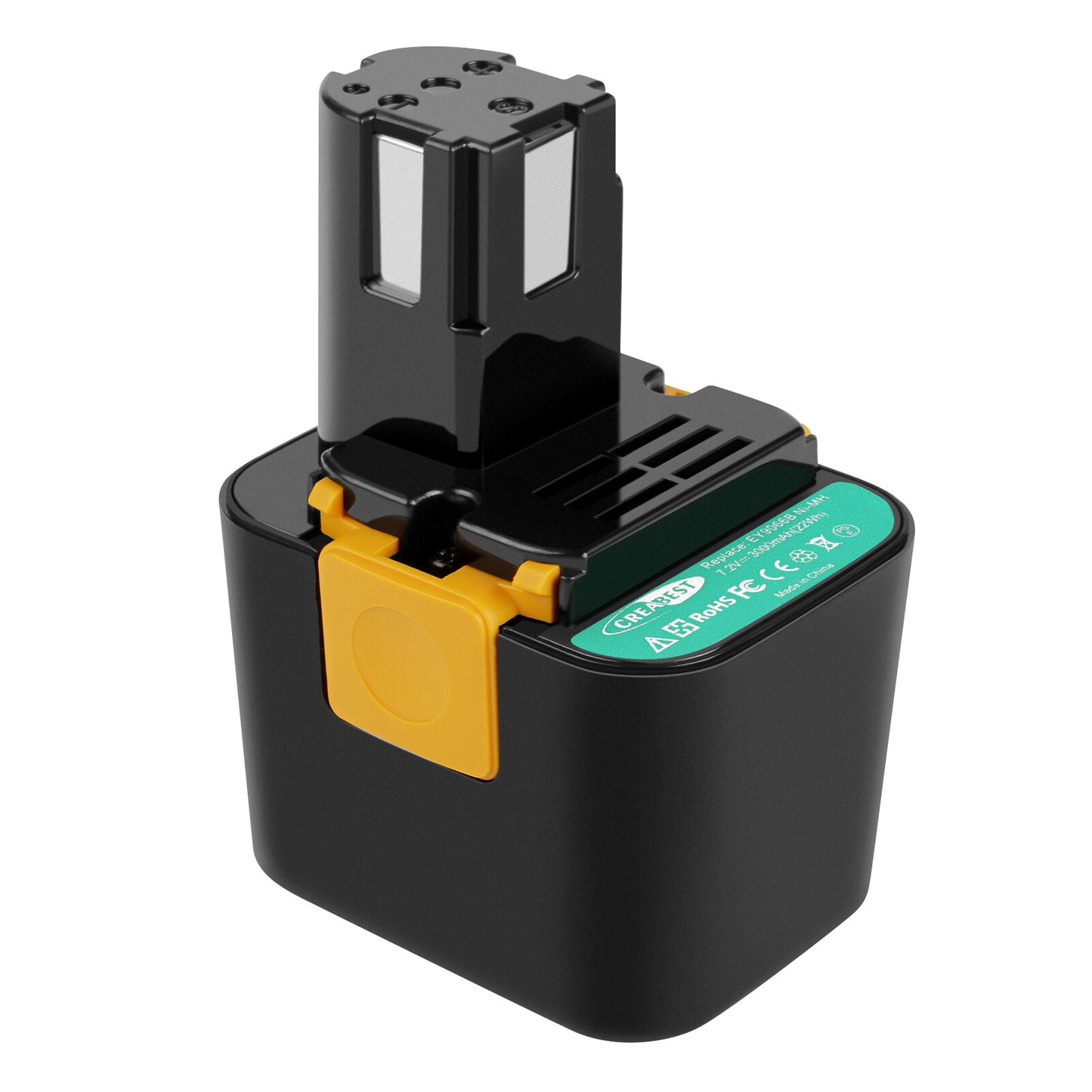 4Ah 7.2V Ni-MH Replacement Battery For Panasonic EY3654 EY9166 EY9065 EY6198B EY9066 EZ9066