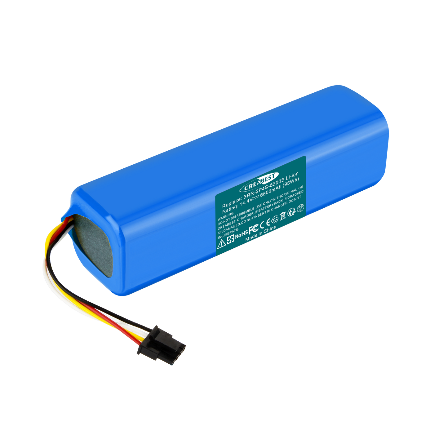 SHENTEC 14.4V 6800nAh BRR-2P4S-5200S Li-ion Replacement Battery For Xiaomi Roborock T4 T6 T7 Mijia S7