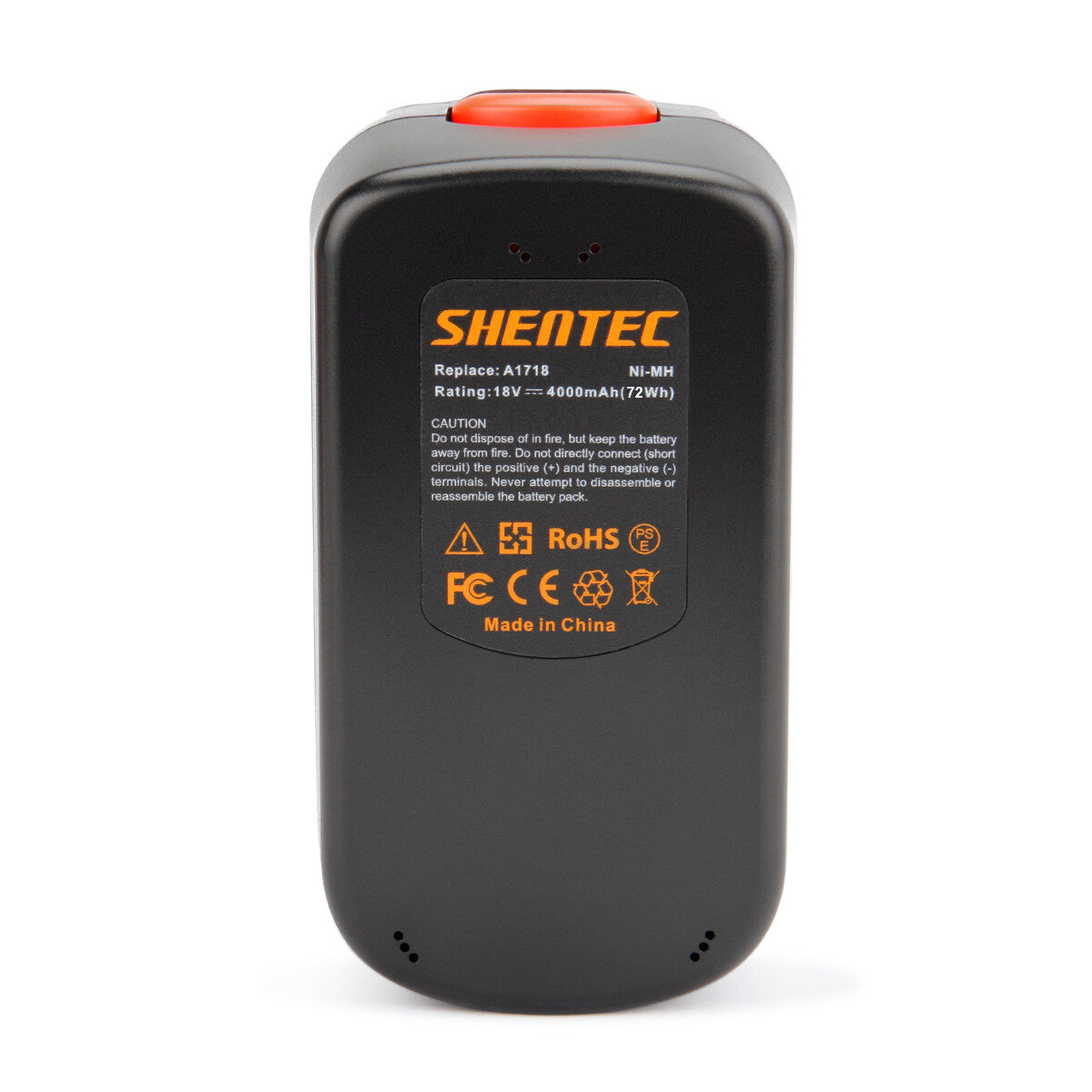 SHENTEC 2x 4000mAh Ni-MH Battery for Black Decker A18 A1718 HPB18 FSB18 FS18BX FS18FL