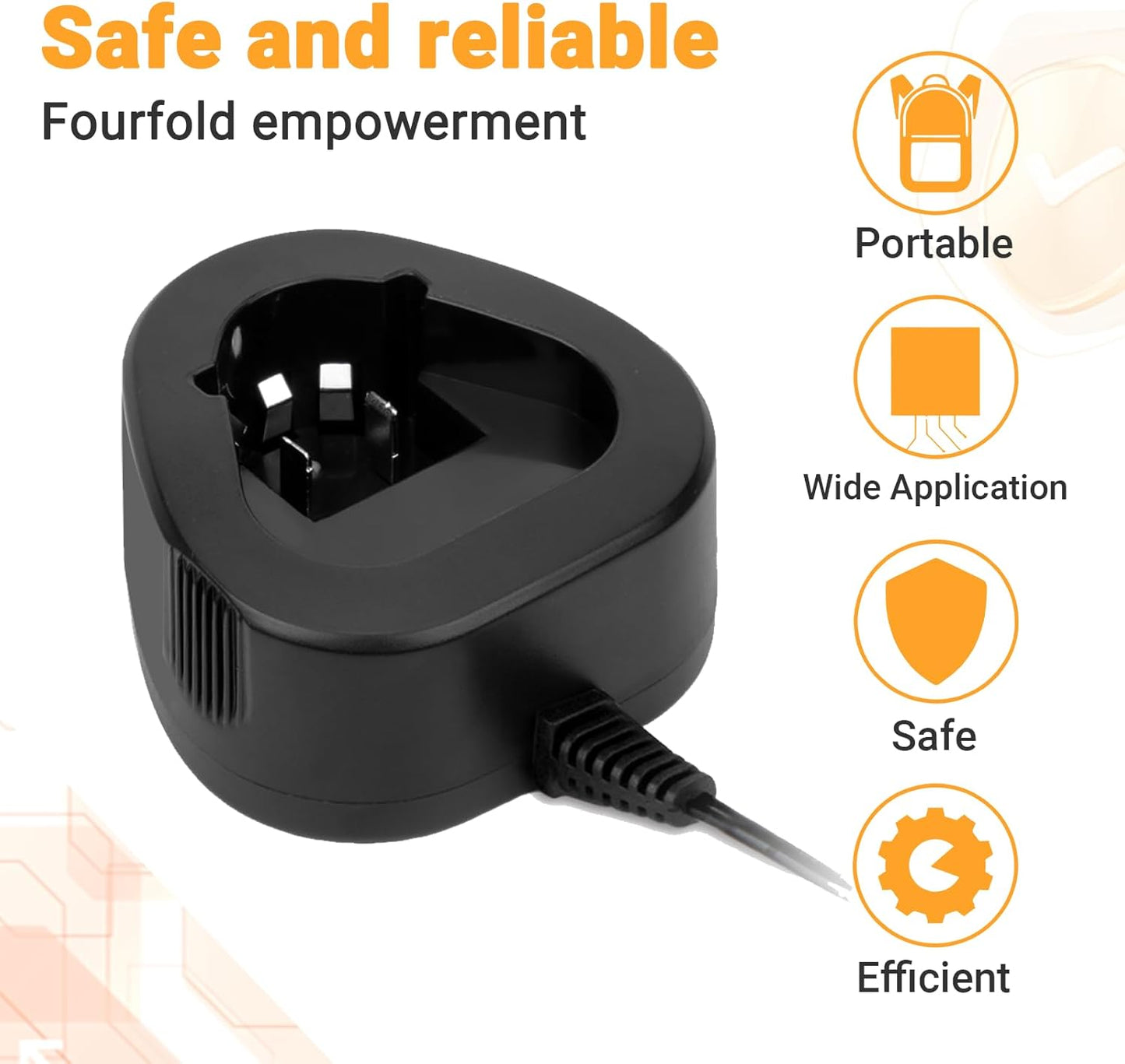 SHENTEC 12V Li-ion Battery Charger For Dremel 8200 8220 8300 8240 8250 8260 B812-01 B812-02