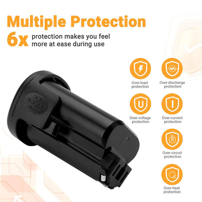 SHENTEC 3500mAh 12V Li-ion Battery For Dremel B812-02 B812-01 8200 8220 8300 B812-03