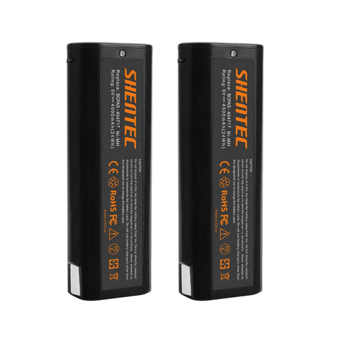 SHENTEC 2x 4AH 6V Battery for Paslode 404717 B20544E 900600 IM250 IM350 IM65 IM50