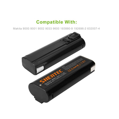 SHENTEC 2x 4AH 6V Battery for Paslode 404717 B20544E 900600 IM250 IM350 IM65 IM50