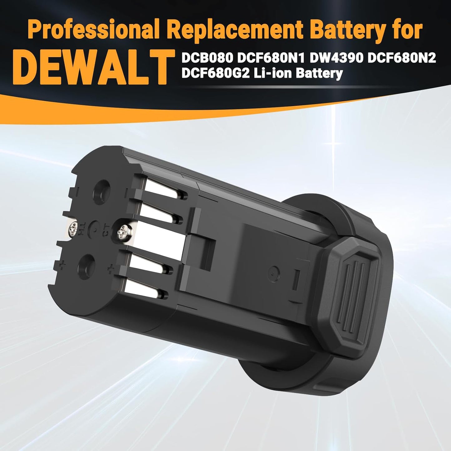 SHENTEC 2X 2000mAh 8V Li-ion Battery For Dewalt DCB080 DW4390 DCF680N2 DCF680G2 DCL023