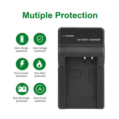 SHENTEC 2x EN-EL19 EL19 Battery For Nikon Coolpix S2500 S2550 S2700 S2800 S2900 +Charger