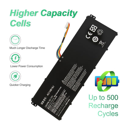 SHENTEC 11.4 V 36Wh Battery for Acer Aspire AC14B18J AC14B8K AC14B3K