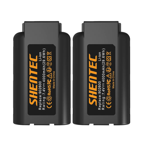 SHENTEC 2 X 7.4V 4.0Ah Battery Compatible with Paslode IM360CI IM65 IM65A PPN35CI 902600 IM250Li