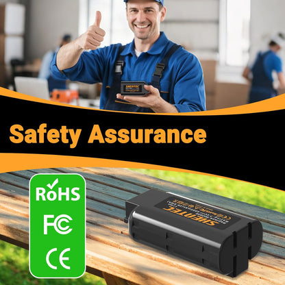SHENTEC 2 X 7.4V 4.0Ah Battery Compatible with Paslode IM360CI IM65 IM65A PPN35CI 902600 IM250Li