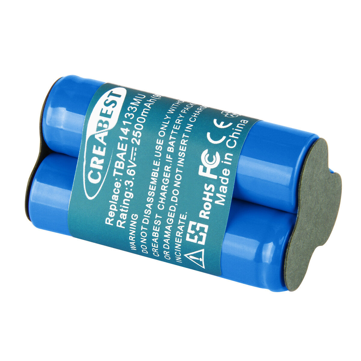 2.5Ah 3.6V Ni-MH Replacement Battery For AEG Electrolux Handheld Vacuum Cleaner Junior Type TBAE14133M