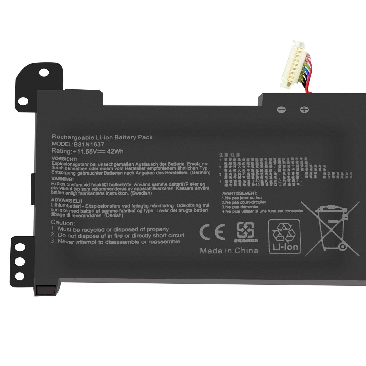 42W B31Bi9H B31N1637 Battery For ASUS VivoBook S510UQ X510UR-3B X510UN-1A X510UQ-3F