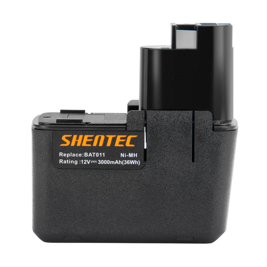 SHENTEC 3.0AH 12V Ni-MH Battery for Bosch BAT011 H1214N 2607335054 2607335055 2607335071