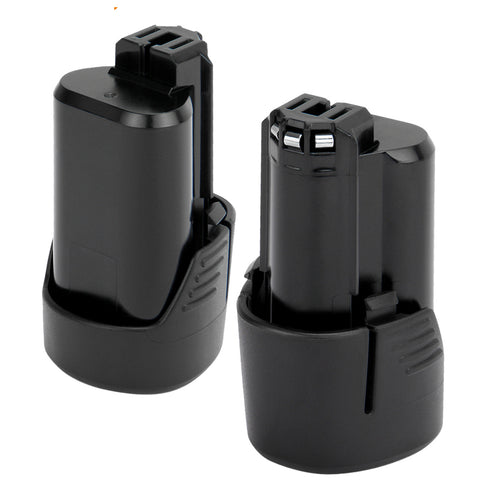 SHENTEC 2X 3.0AH 10.8V Li-ion Replacement Battery For Bosch BAT411 BAT413 GSR GDR GWI GSA GMF