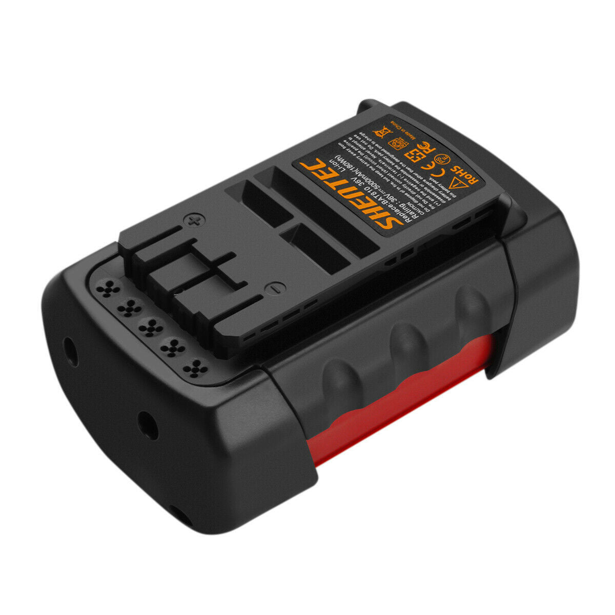 SHENTEC 2 X 5.0Ah 36V Li-ion Replacement Battery for Bosch BAT810 GSB GSR 36 V-Li GBH 36 VF-Li BAT818