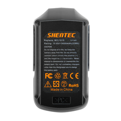 SHENTEC .0Ah 10.8V Li-ion Akku Für Hitachi BCL1015 BCL1030 FCR10DL DB10DL 329370 329369