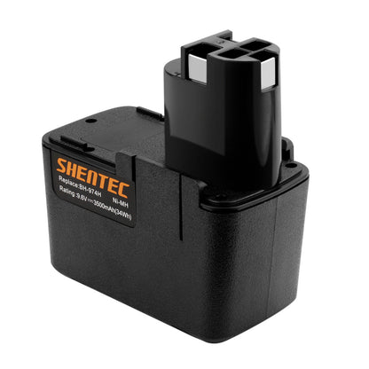SHENTEC 9.6V 3500mAh Ni-MH Battery For Bosch BAT001 BH-974N PSR GSR GSB PSB GBM 9.6VES-2