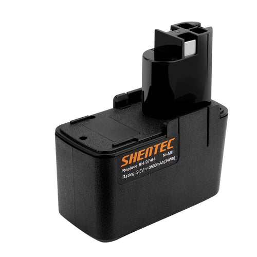 SHENTEC 9.6V 3500mAh Ni-MH Battery For Bosch BAT001 BH-974N PSR GSR GSB PSB GBM 9.6VES-2