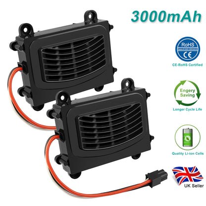 2X 3000mAh 18V Li-ion Battery for 5INR19/66 Bosch Indego 400 Indego M 700 M+ 700