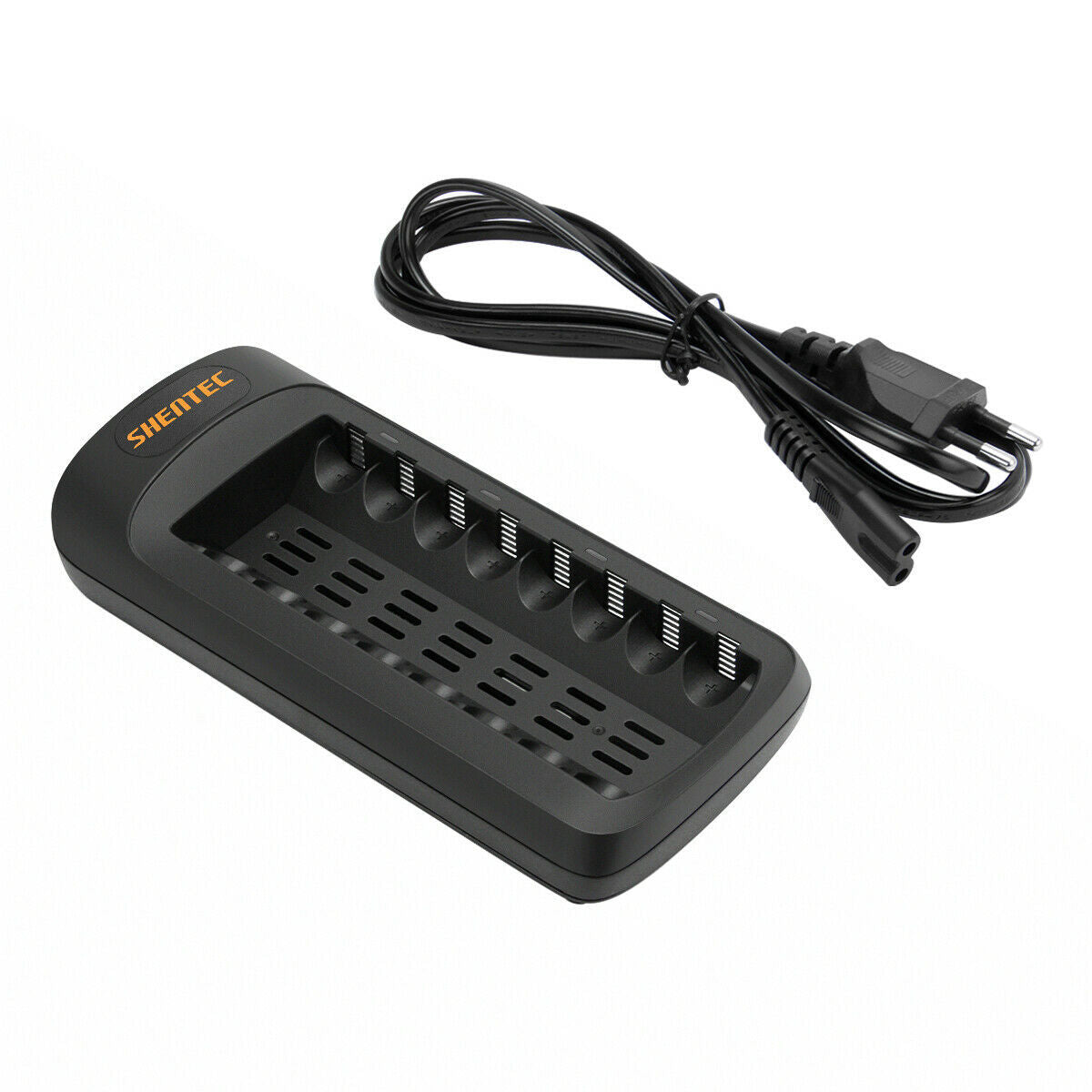 SHENTEC Intelligent LED Charger for 8 AA/AAA Ni-MH/Ni-Cd Rechargeable Batteries