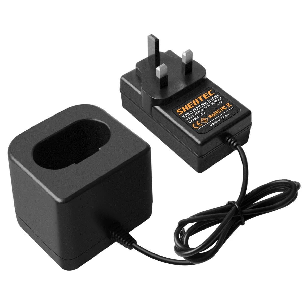 SHENTEC Battery Charger For Paslode 6V Ni-MH 404717 B20544E BCPAS-404717