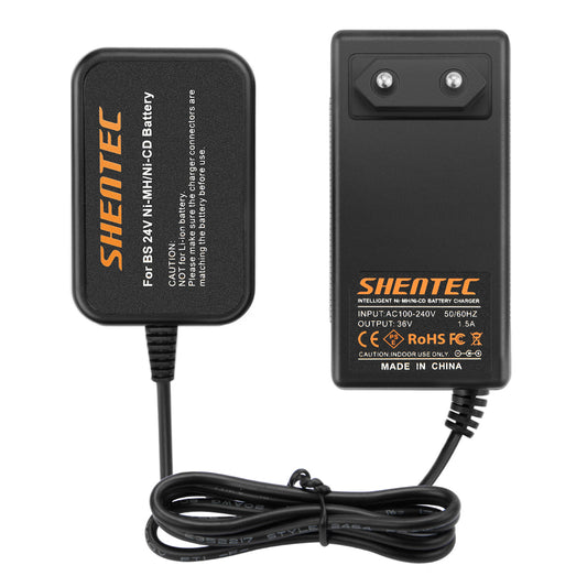 SHENTEC 7.2V-24V Ni-MH/CD Battery Charger For Bosch BAT040 BAT045 BAT240 GDS GSR GS PSB