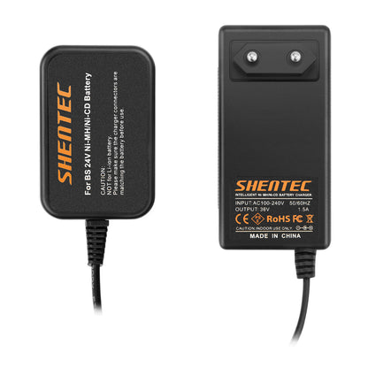 SHENTEC 7.2V-24V Ni-MH/CD Battery Charger For Bosch BAT040 BAT045 BAT240 GDS GSR GS PSB