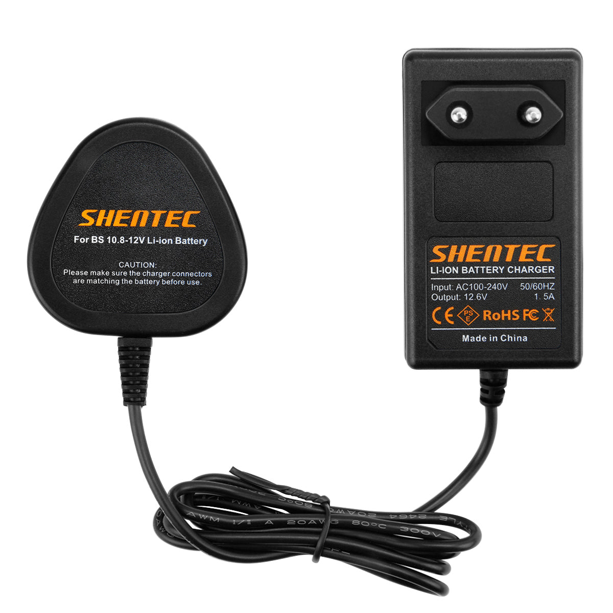 SHENTEC 10.8V/12V Li-ion Battery Charger For Bosch BAT411 BAT412 BAT413 2607336864 2607336013