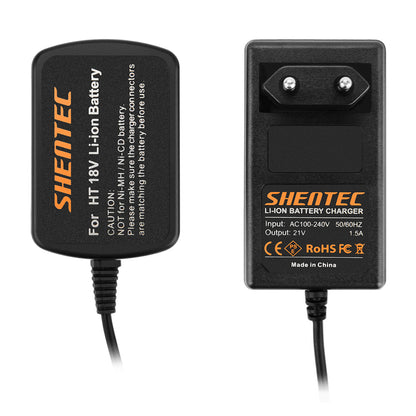 SHENTEC Für Hitachi 18V Akku BCL1815 BCL1830 327730 327731 DS 18DMR Li-ion Ladegerät