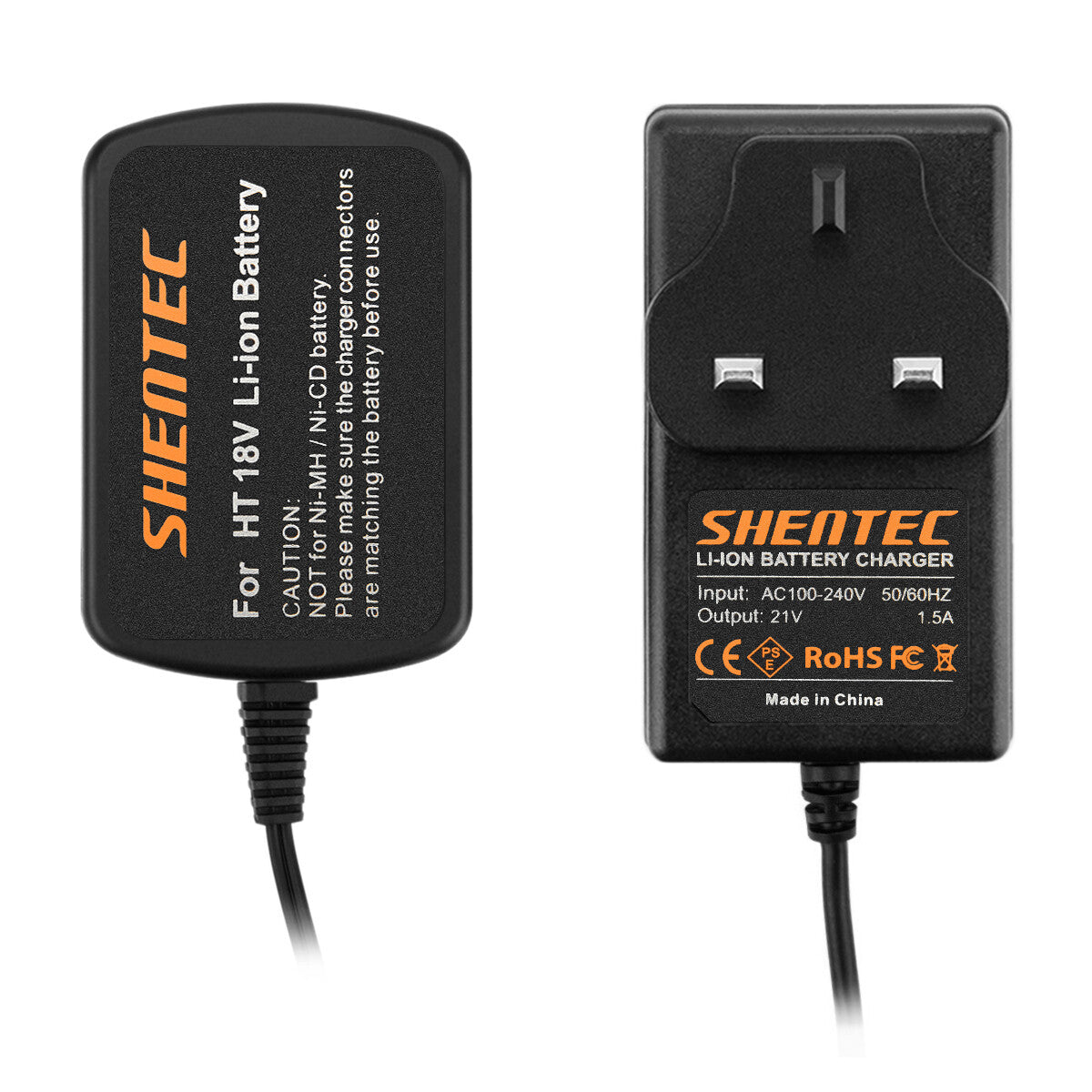 SHENTEC 18V Li-ion Battery Charger For Hitachi BCL1815 EBM1830 BCL1830 327730 327731 326241