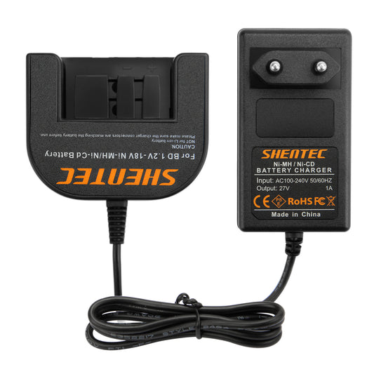 SHENTEC 9.6V-18V Ni-MH Battery Charger For Black Decker A12 A1712 FSB12 HPB12 B-8315 FS120B