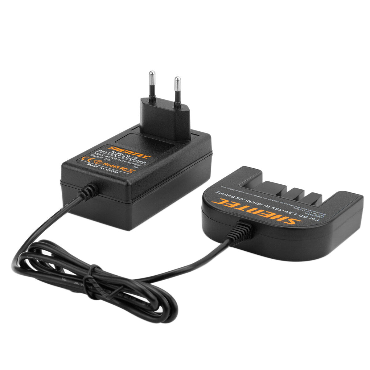 SHENTEC 9.6V-18V Ni-MH Battery Charger For Black Decker A12 A1712 FSB12 HPB12 B-8315 FS120B