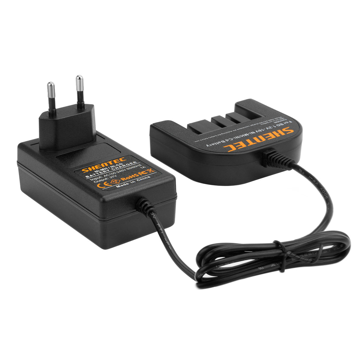 SHENTEC 9.6V-18V Ni-MH Battery Charger For Black Decker A12 A1712 FSB12 HPB12 B-8315 FS120B