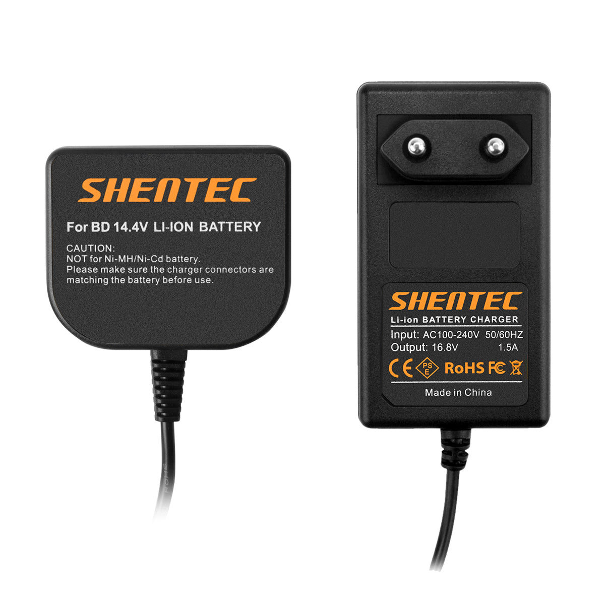 SHENTEC 14.4V Li-ion Battery Charger For Black&Decker BL1314 LB16 ASL148KB LDX120C LST220