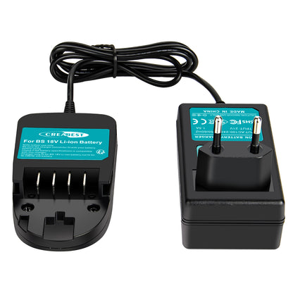 SHENTEC 18V Li-ion Ladegerät für Bosch PST 18 LI PSB 18 LI-2 1600Z00000 1600Z0003U