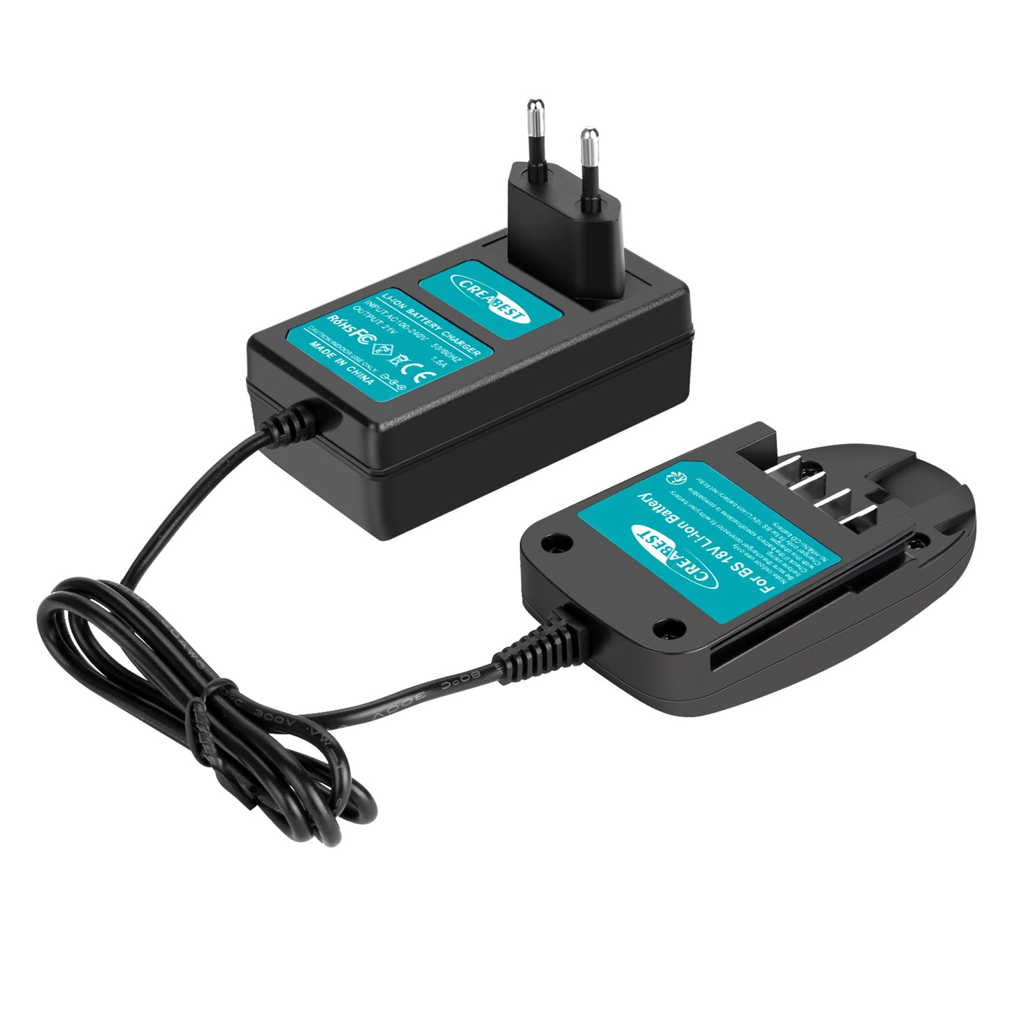 SHENTEC 18V Li-ion Ladegerät für Bosch PST 18 LI PSB 18 LI-2 1600Z00000 1600Z0003U
