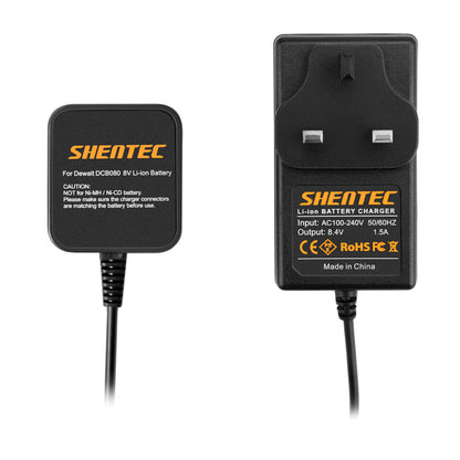 SHENTEC 7.2V Li-ion Battery Charger For Dewalt Battery DCB080 DCF680N1 DW4390 DCF680N2
