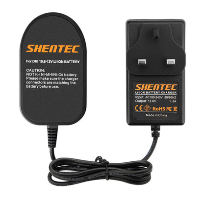 SHENTEC Li-ion Charger For Dremel 10.8V Battery 855-02 8000-01 8001-02 855-45 855-01