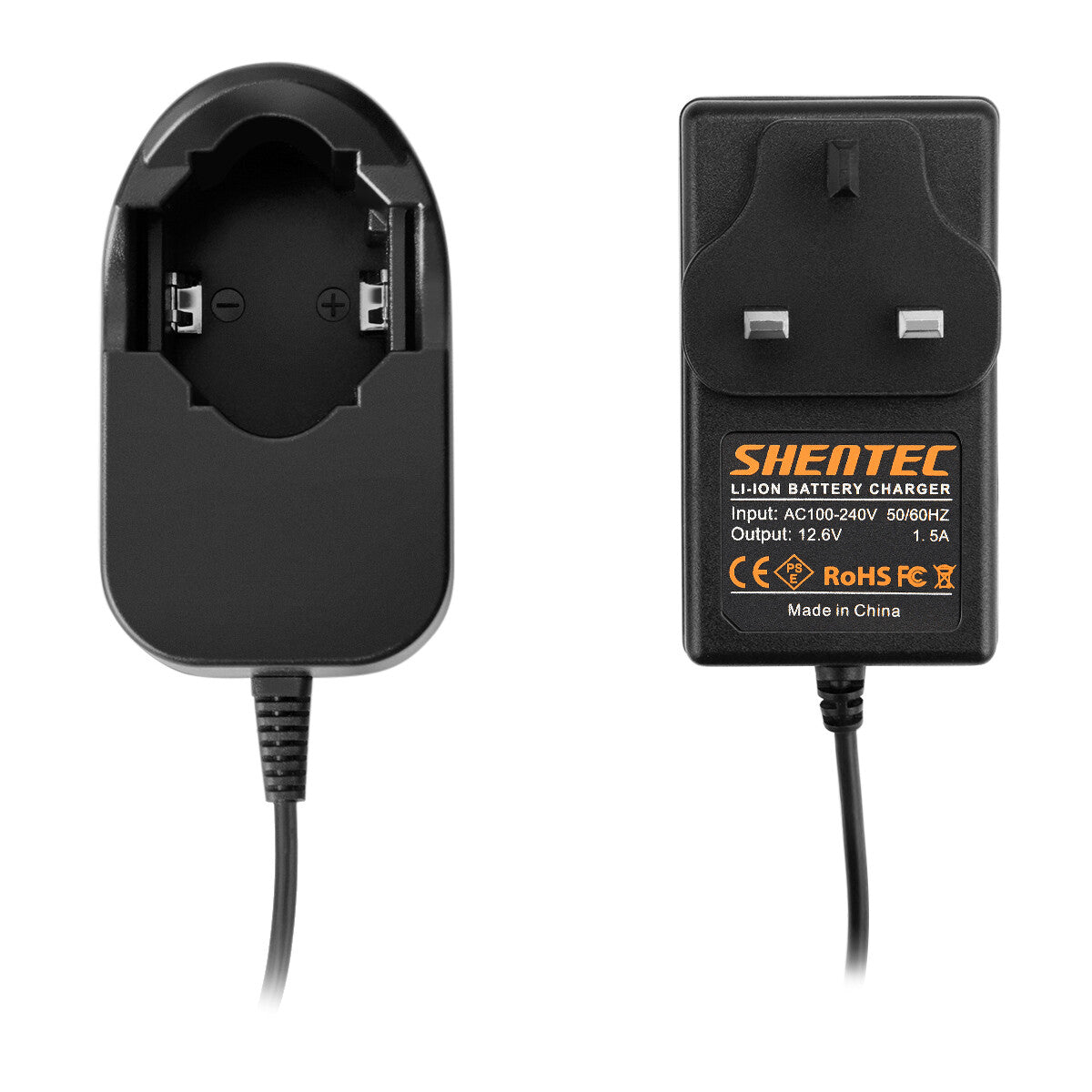 SHENTEC Li-ion Charger For Dremel 10.8V Battery 855-02 8000-01 8001-02 855-45 855-01