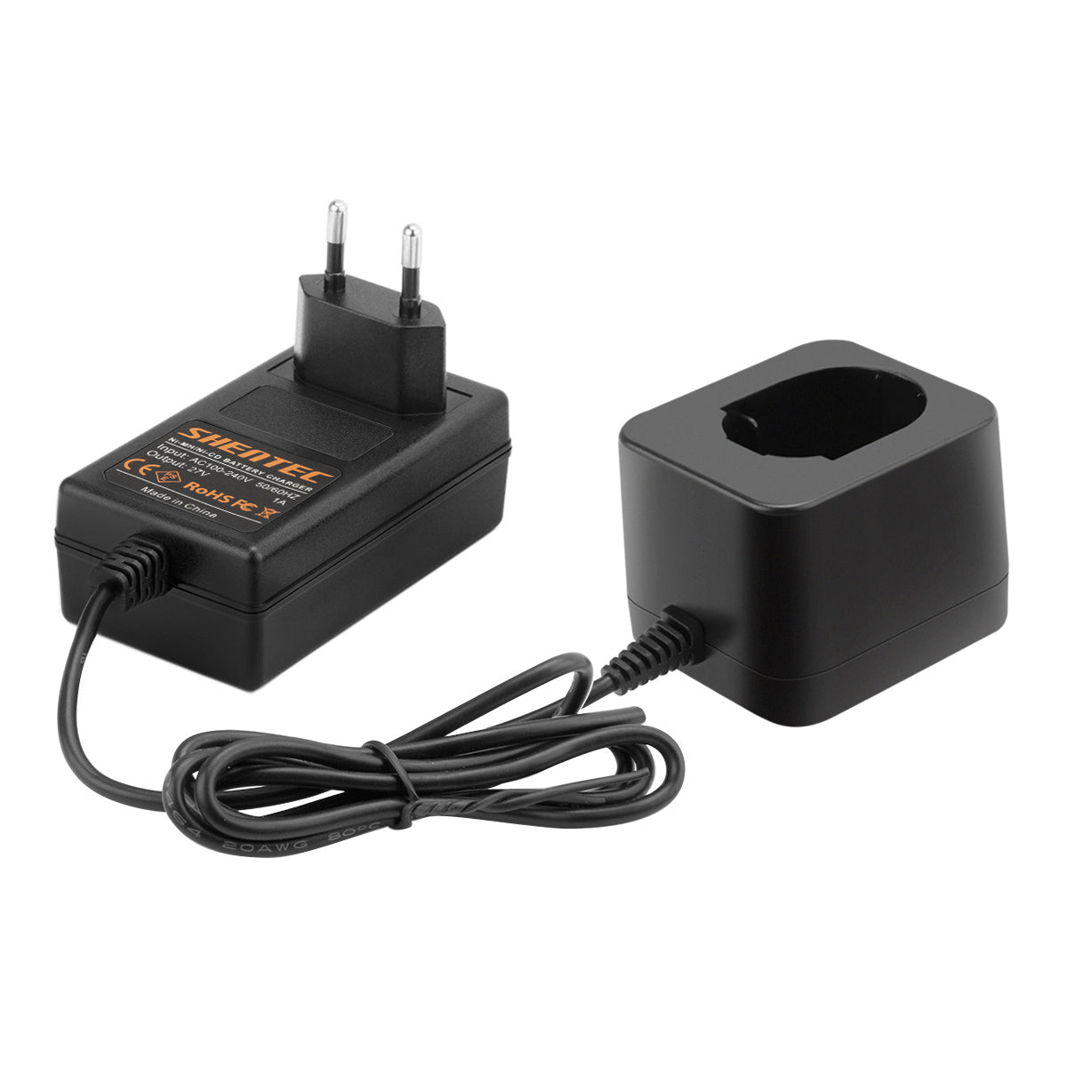 SHENTEC Battery Charger for Dewalt DW925K-2, DW925K2, DW920K, DW920K-2 (1.2V–18V)