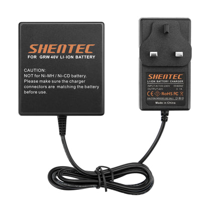 SHENTEC 40V Li-ion Battery Charger for GreenWorks 29472 29282 24252 29462 21332