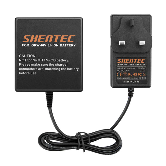 SHENTEC 40V Li-ion Battery Charger for GreenWorks 29472 29282 24252 29462 21332