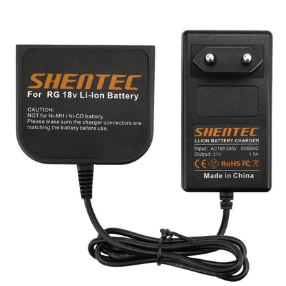 SHENTEC 18V Li-ion Battery Charger for AEG M1830R B1820R L1815R B1830R BUS18X B1814G BX18